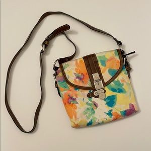 Chaps Floral Crossbody